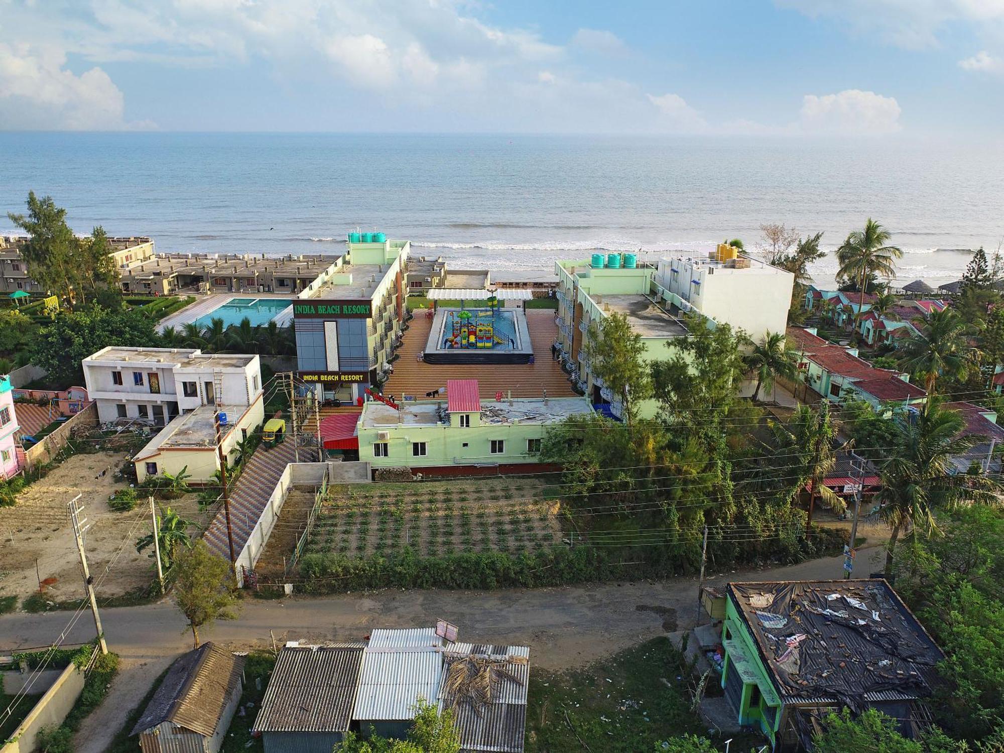 India Beach Resort !! Front Sea View !! ماندارموني المظهر الخارجي الصورة